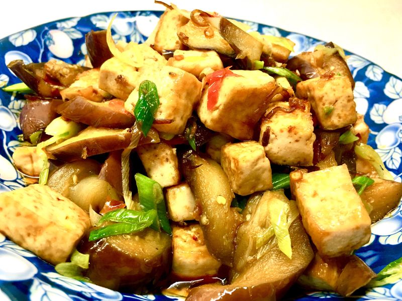 吻魚XO醬豆腐茄