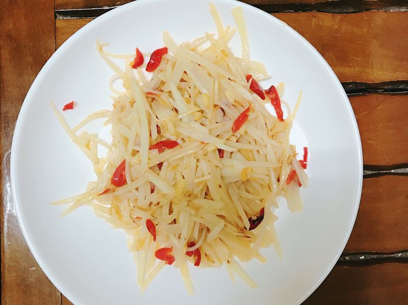 辣炒馬鈴薯絲(土豆絲)