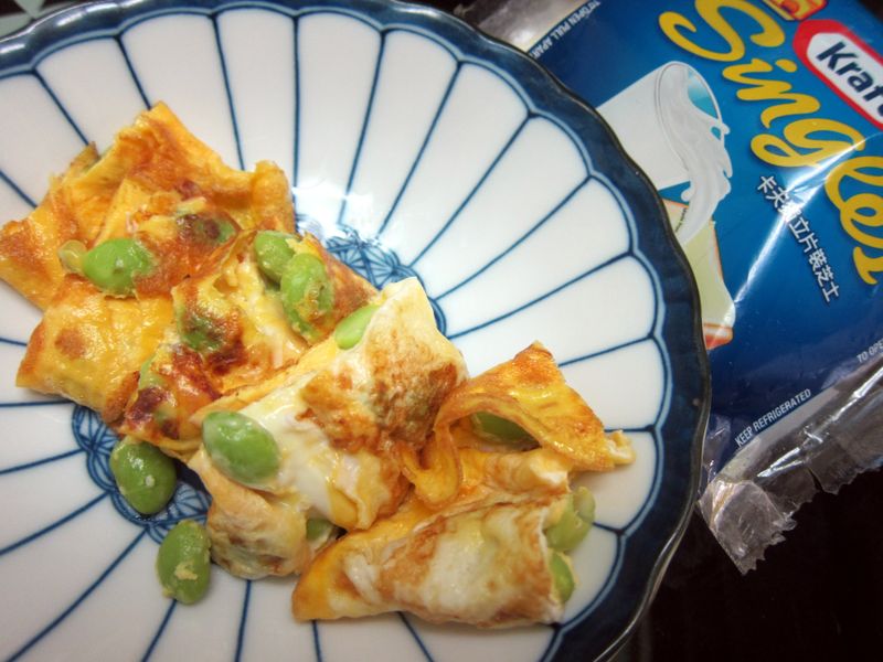 毛豆起司蛋捲