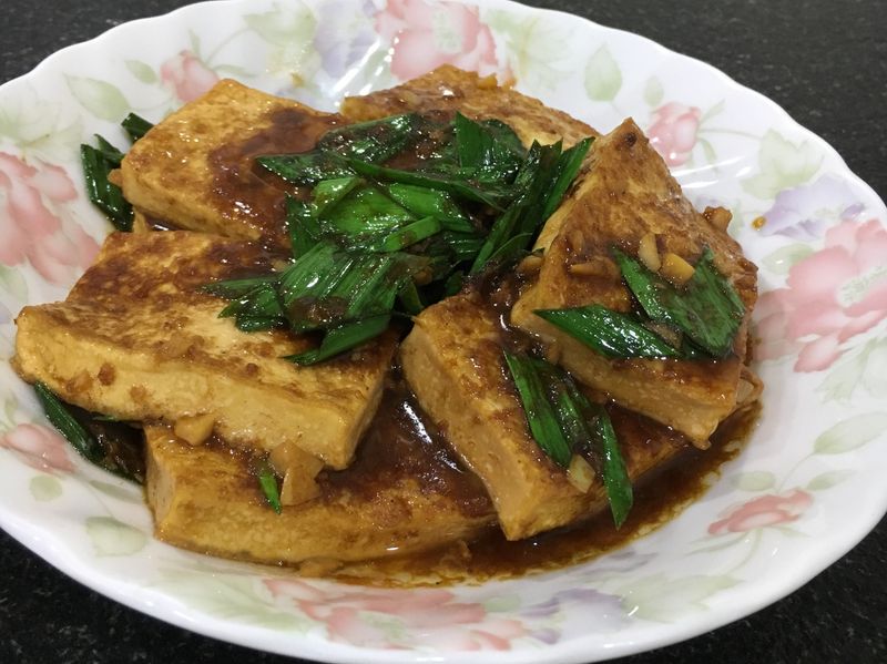 沙茶蒜豆腐
