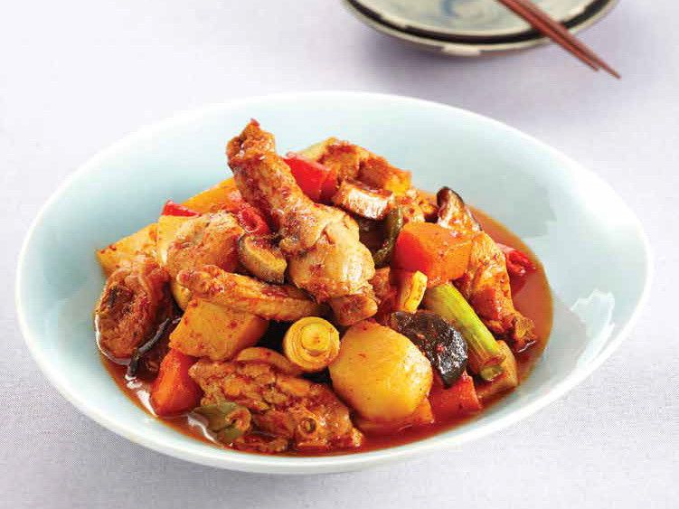 東販小食堂:辣燉雞湯