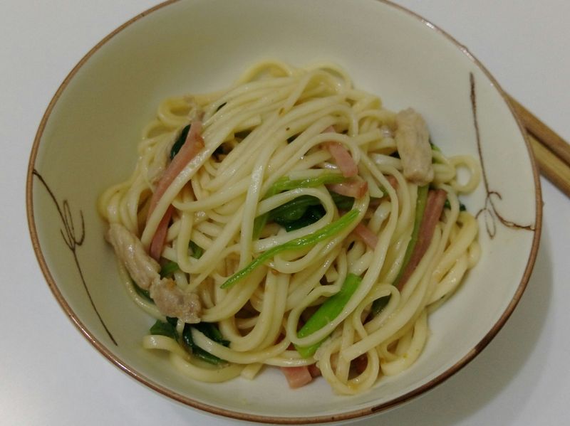 沙茶肉絲炒麵