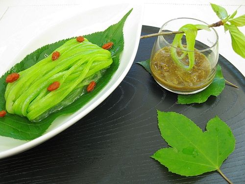 絲瓜做翡翠麵