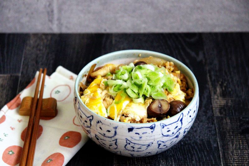 栗子雞肉丼飯