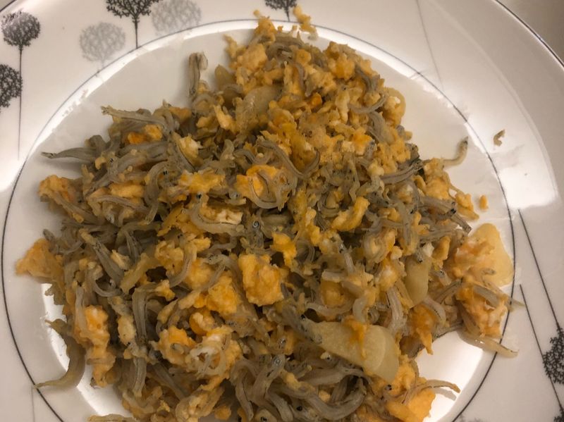 吻仔魚炒蛋
