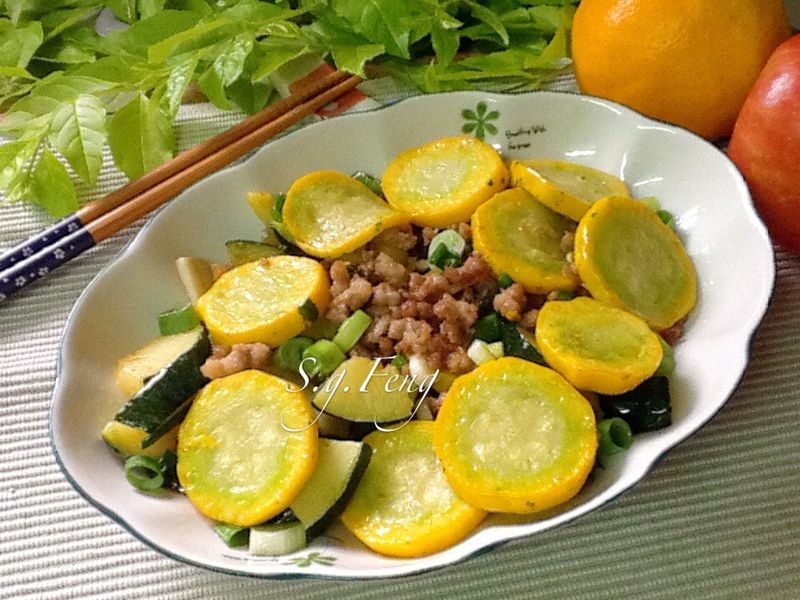 肉末炒櫛瓜