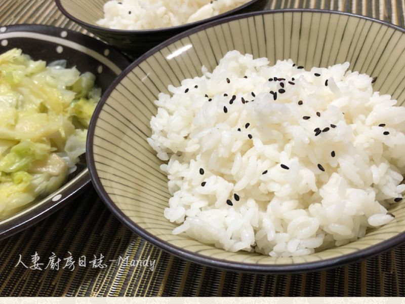 黑芝麻香米飯【博覽大稻】【不一樣家常菜】