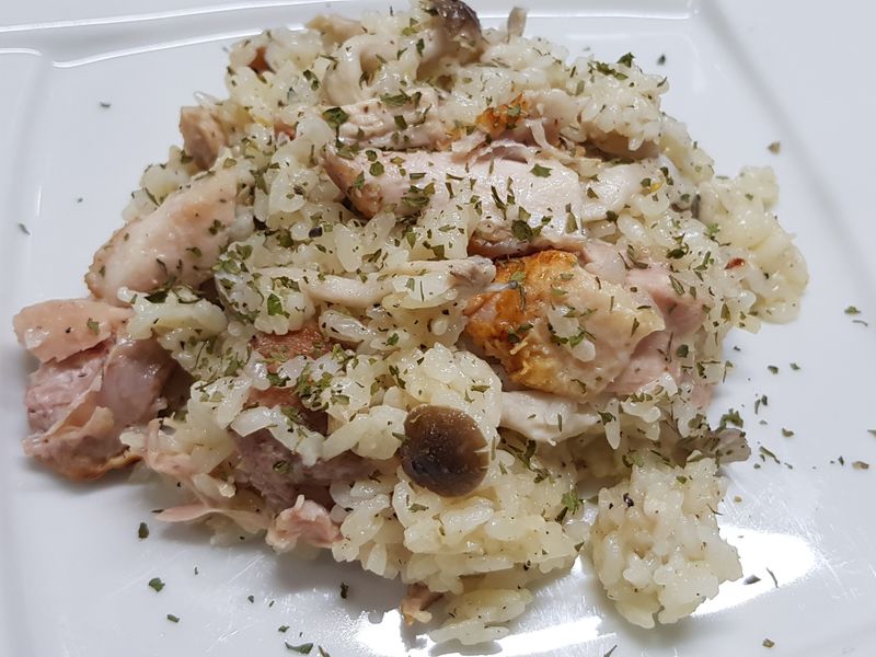 松露蕈菇雞肉燉飯
