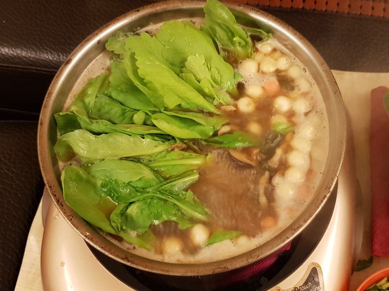 簡單鹹湯圓