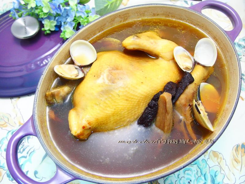 老菜脯雞湯