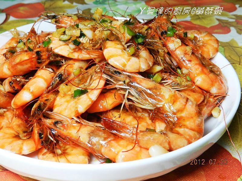ㄚ曼達的廚房~康寶鮮味炒手鰹魚口味~鹹酥蝦