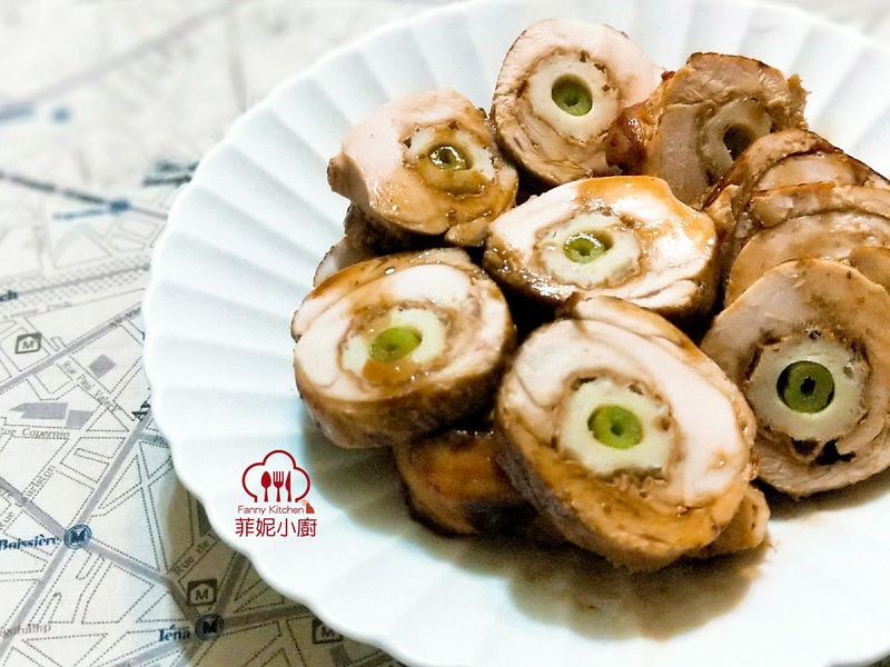 黑輪雞肉捲