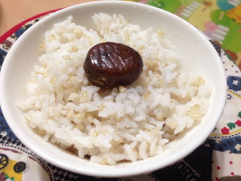 粟子糙米飯