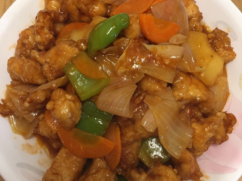 糖醋雞丁