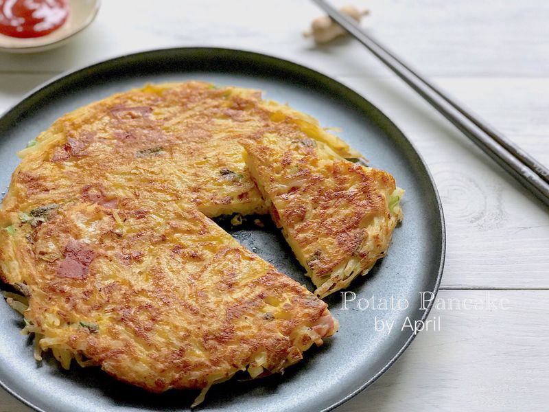 10分鐘!酥香培根馬鈴薯餅