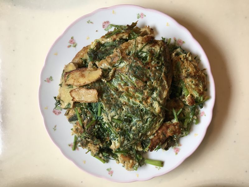 茴香煎蛋