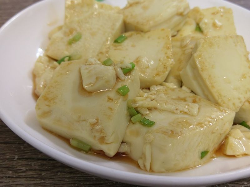 麻油煎雞蛋豆腐