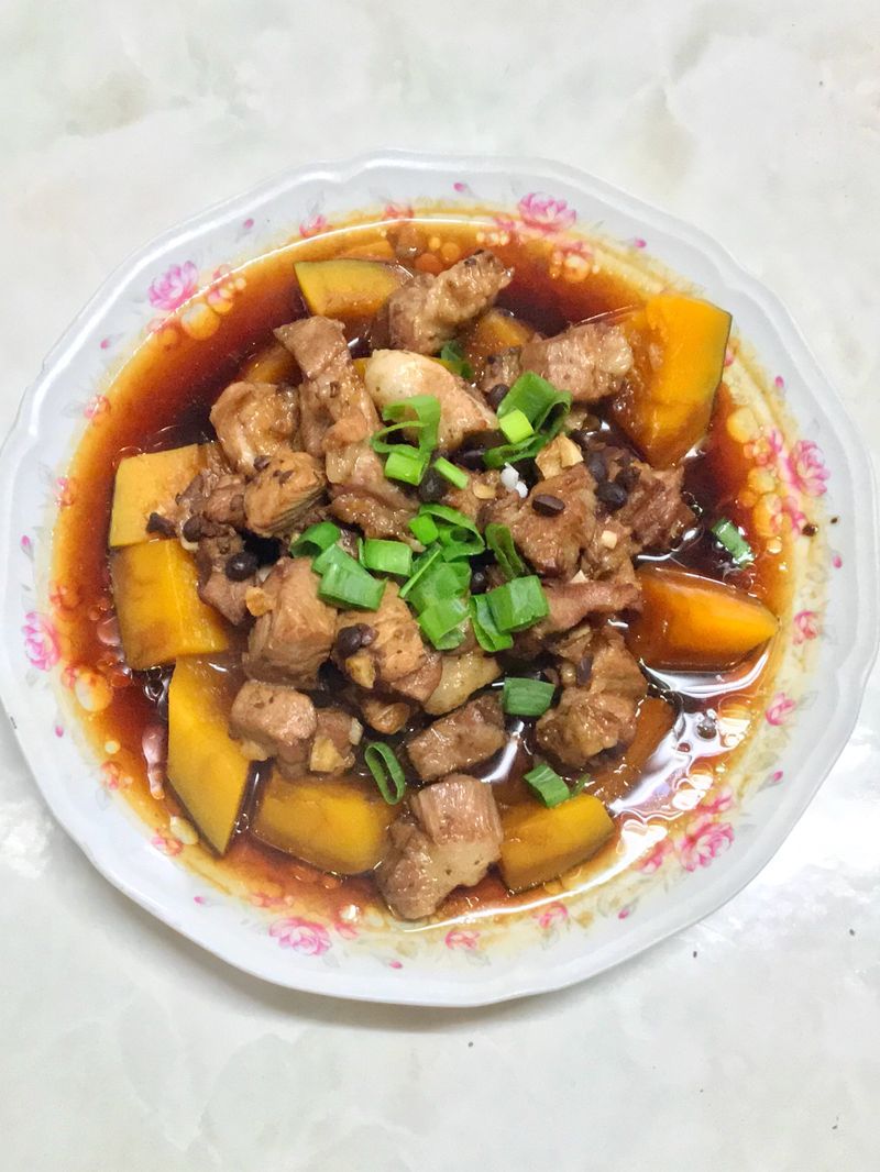 豆豉南瓜蒸肉