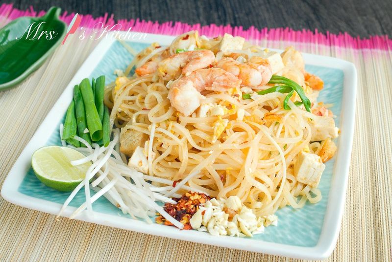 泰式炒河粉Pad Thai (自調醬汁)