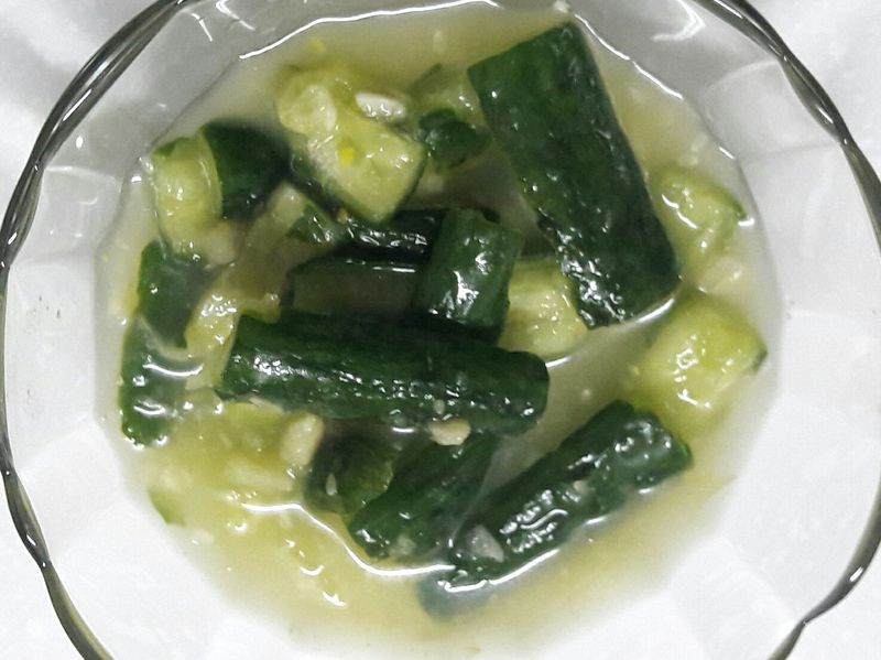 四季開胃爽脆涼拌小黃瓜 糖醋蒜味