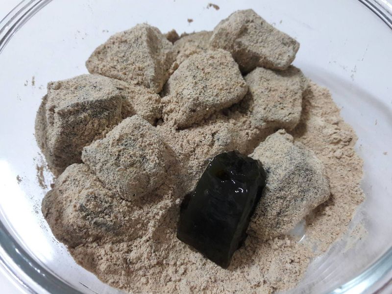 抹茶蓮藕涼糕