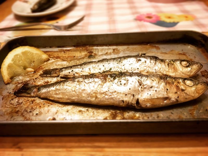 烤魚。