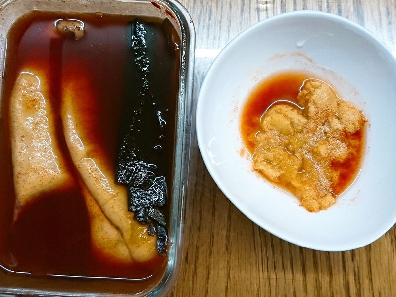 偽日式辣明太子的烏魚子