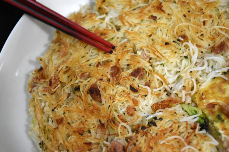 麻油麵線煎