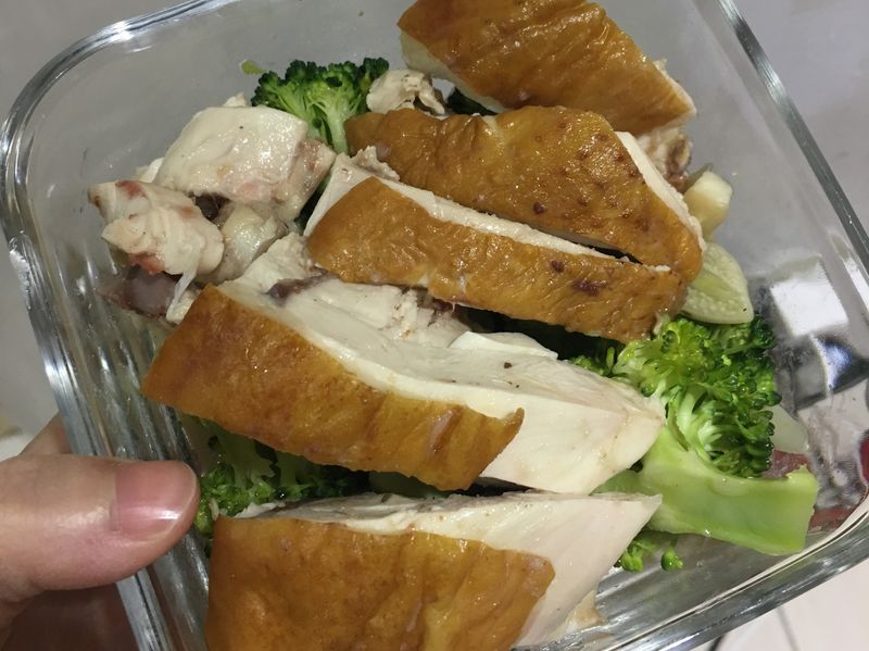 油雞炒鮮蔬