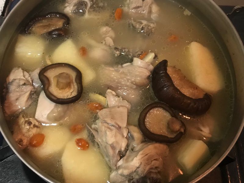 山藥養生雞湯❤️