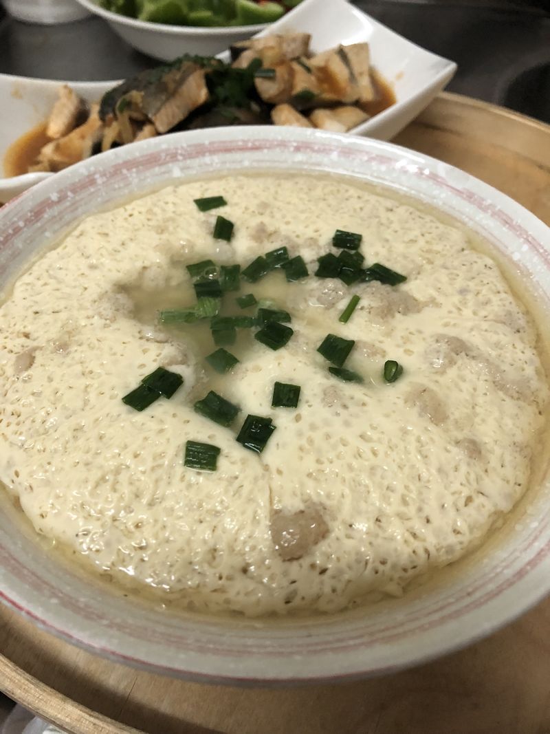 絞肉蒸蛋
