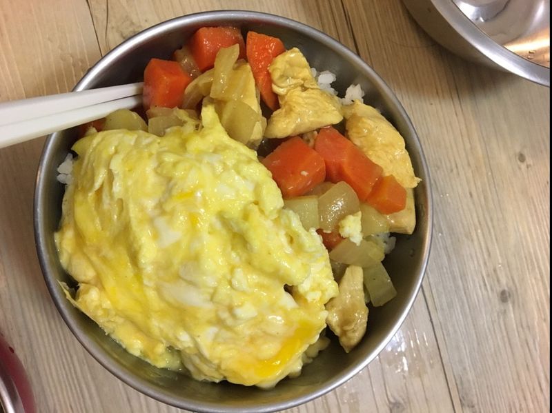 日式蘋果滑蛋咖哩飯