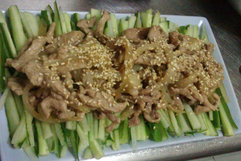 【韓式】醬燒芝麻肉絲