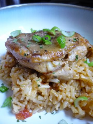 蕃茄雞肉蒸飯