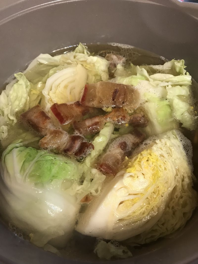 臘肉大白菜湯
