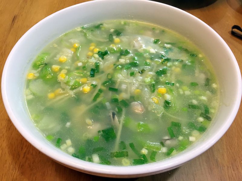 絲瓜蛤蜊玉米湯