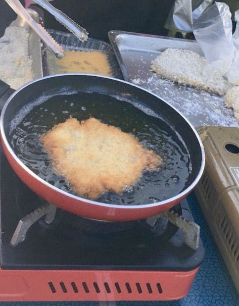露營炸豬排