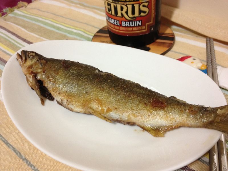 [小米愛料理] 鹽煎香魚