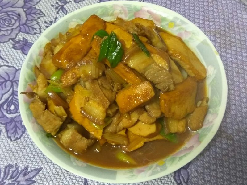 豆干炒五花