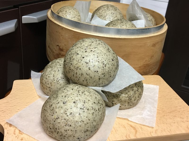 黑豆渣饅頭