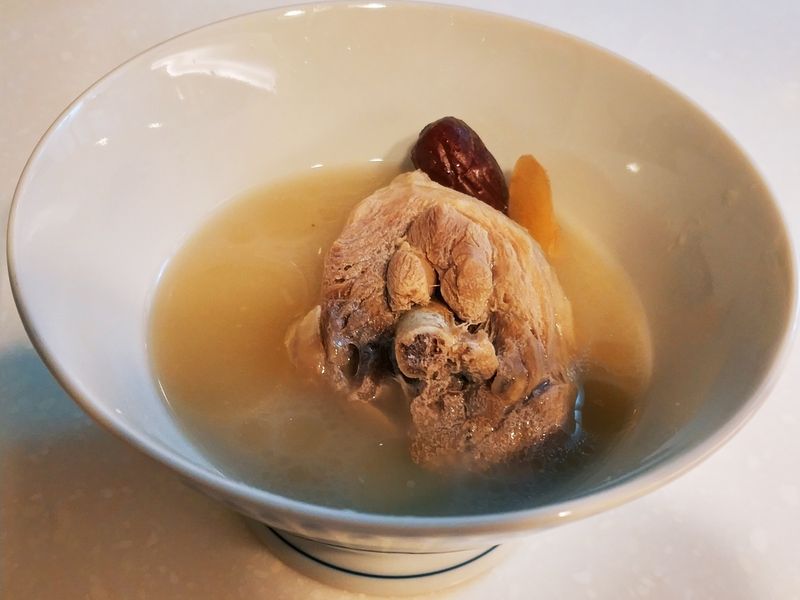 柿餅雞湯