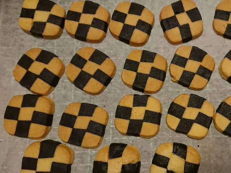 棋盤格餅乾