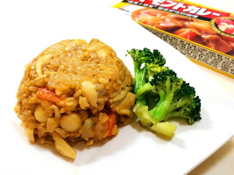 鮮奶咖哩燉飯(超簡易電鍋料理)