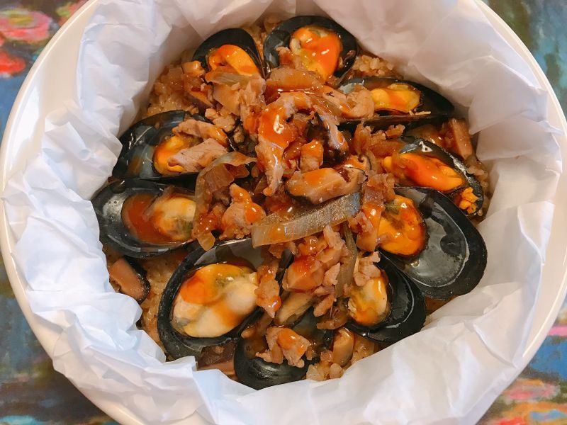 淡菜油飯
