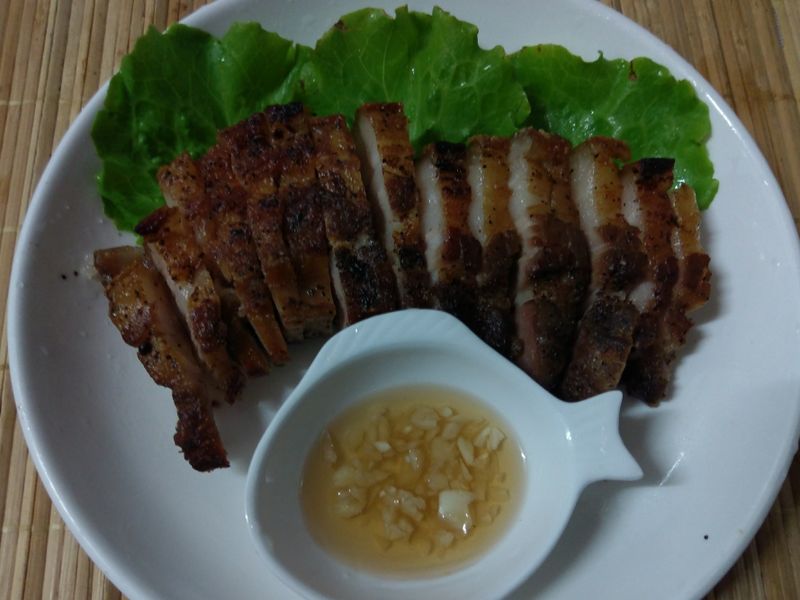かにの鹹豬肉