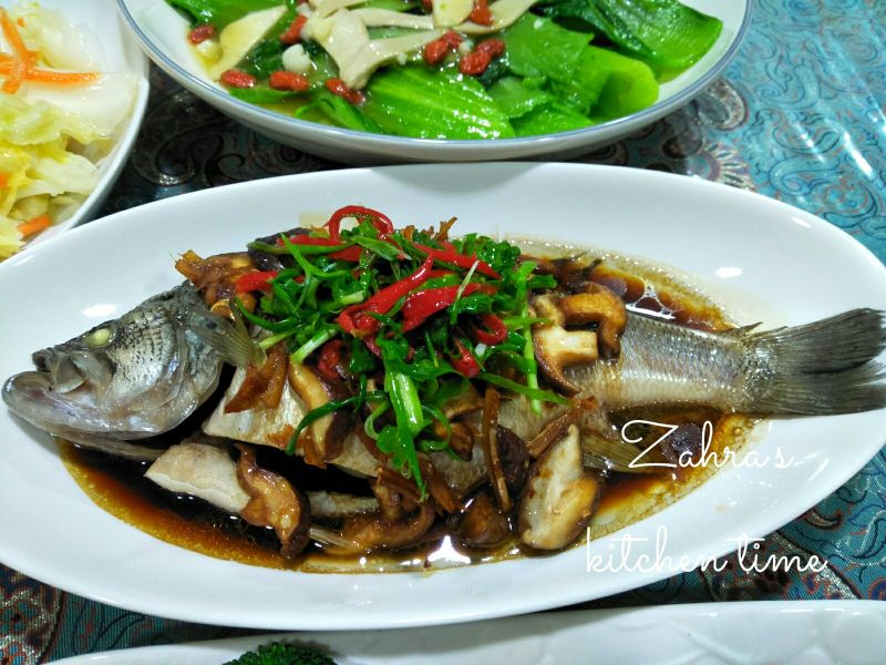 蒸加洲鱸魚