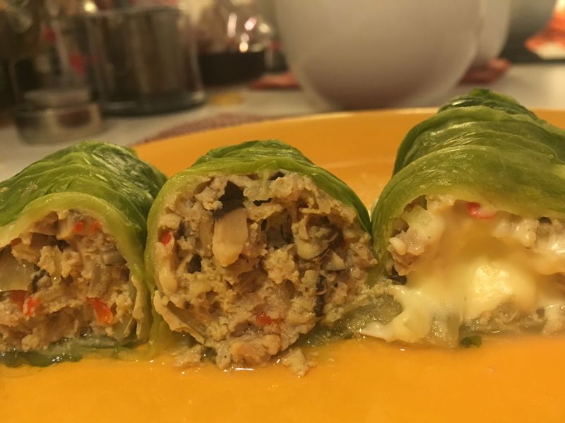 起司豬肉菜卷