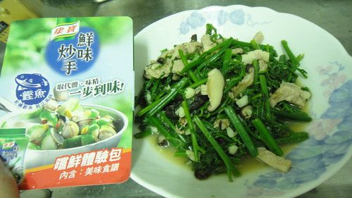 康寶鮮味炒手(鰹魚風味)~過貓炒肉絲