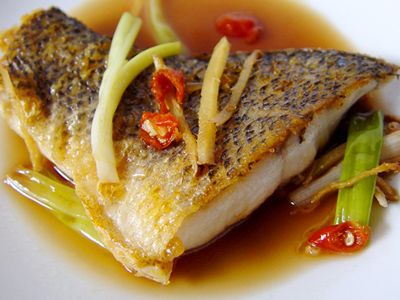 【厚生廚房】蔥燒鱸魚