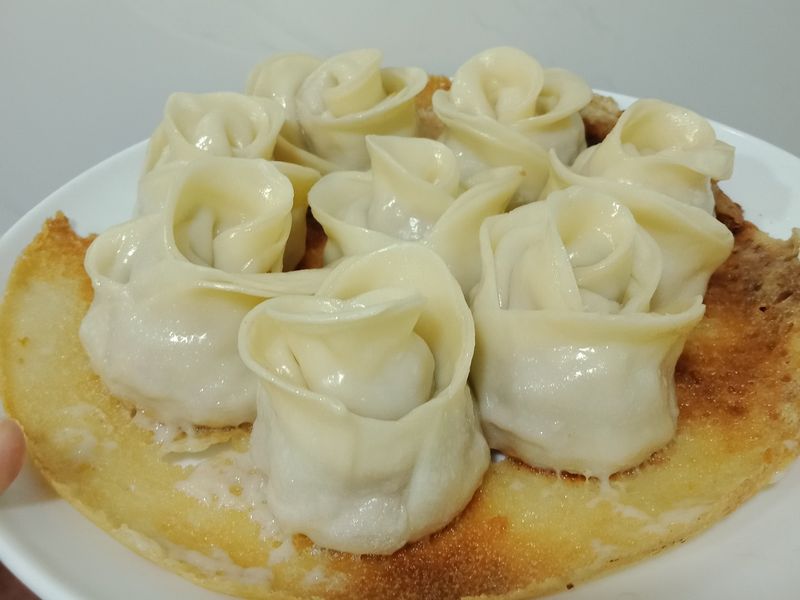 玫瑰花煎餃